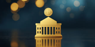 Visuel de style journalistique sur l’intérêt institutionnel envers les ETF crypto